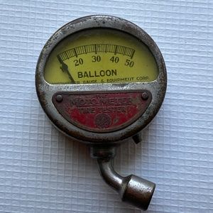 Vintage 1930s Moto Meter Tire Tester - Gauge